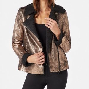 Metallic Jacket with Tag JUSTFAB